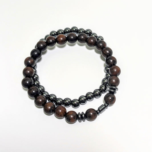 Onyx & Hematite Men Fashion Bracelet