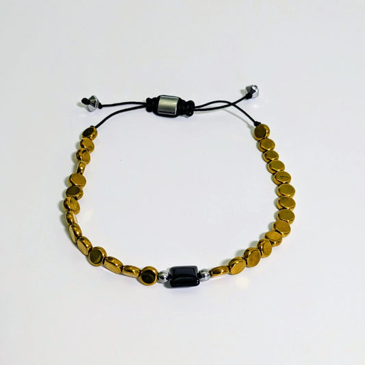 Golden Hematite Bracelet Ro & Gieo