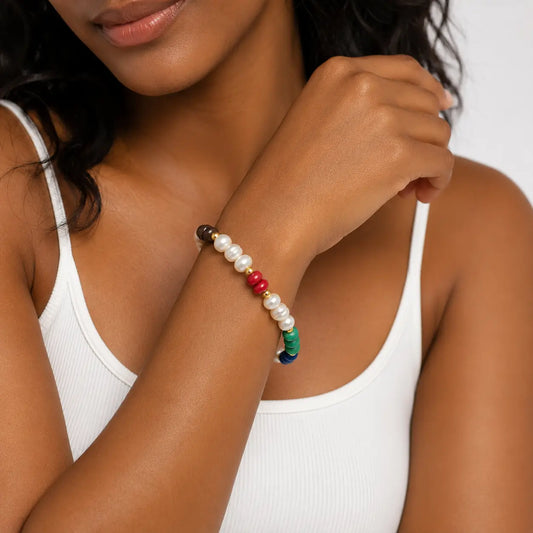 The Maven Multi-Gem Bracelet Ro & Gieo