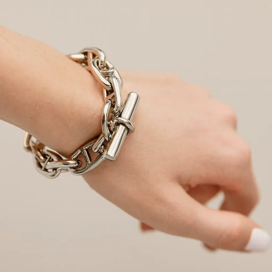 Interlocking Chain Bracelet Ro & Gieo
