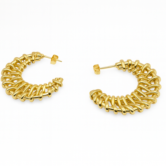 Koso Twisted Wire Stud Earring