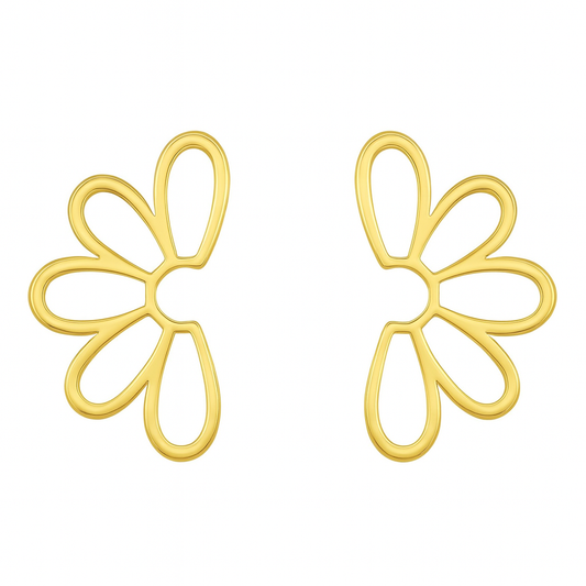 Half-baked Flower Stud Earrings