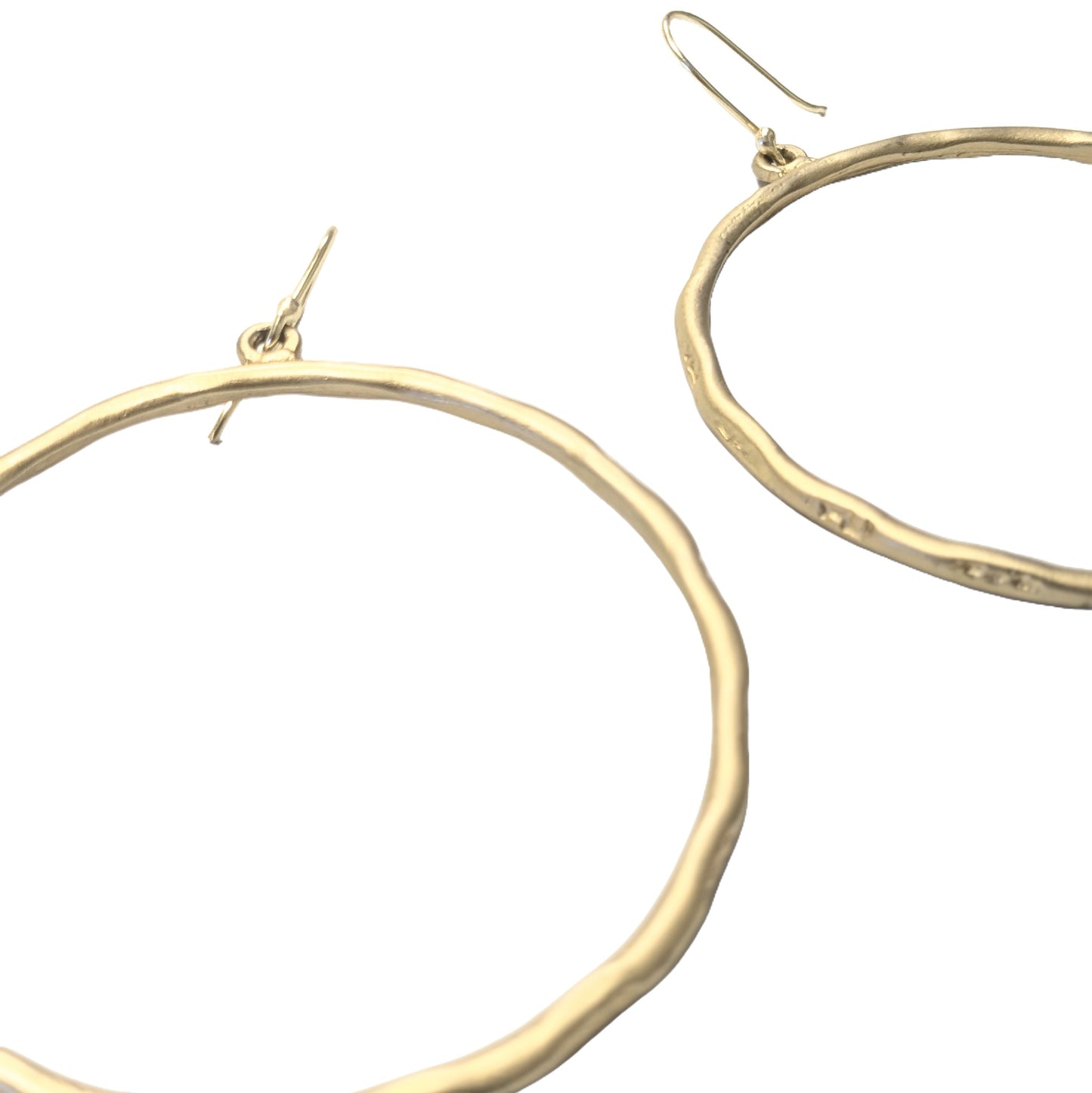 Rim Dangle Hoop Earrings