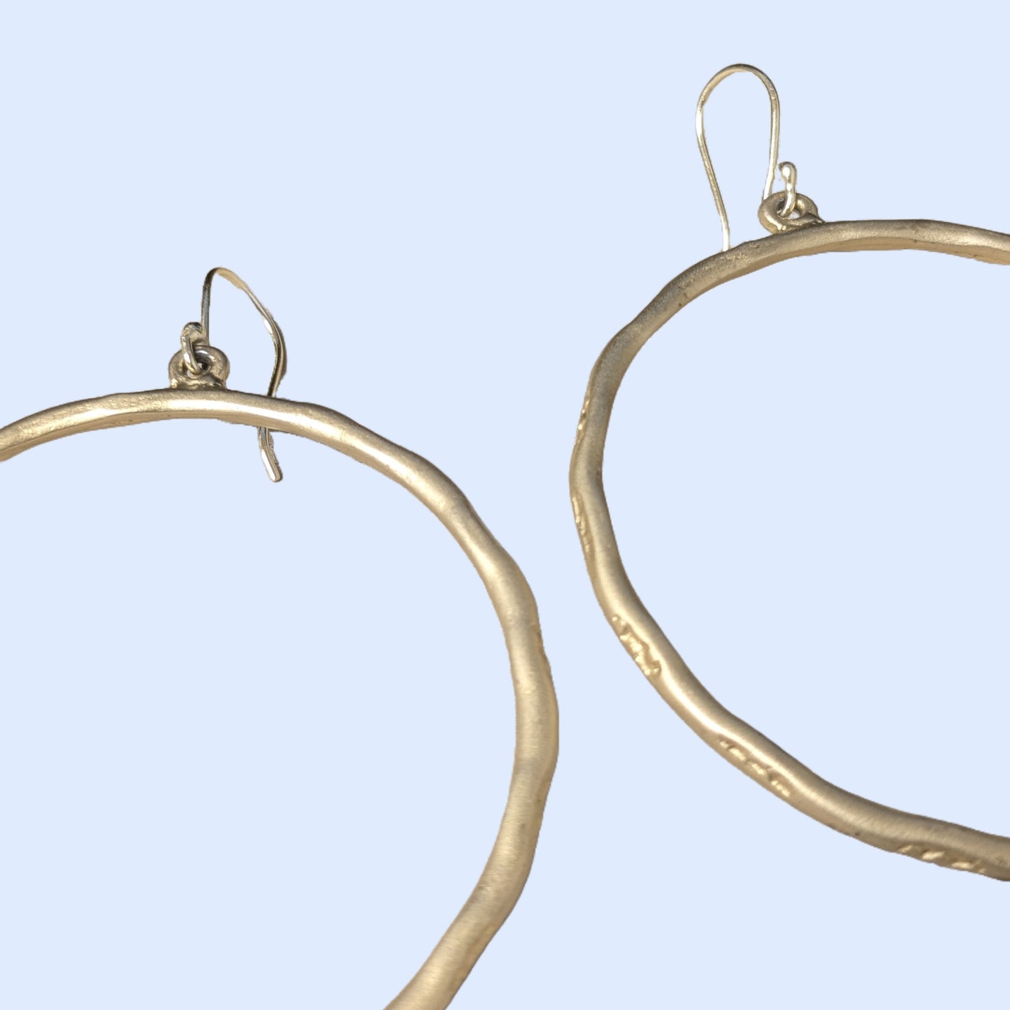 Rim Dangle Hoop Earrings