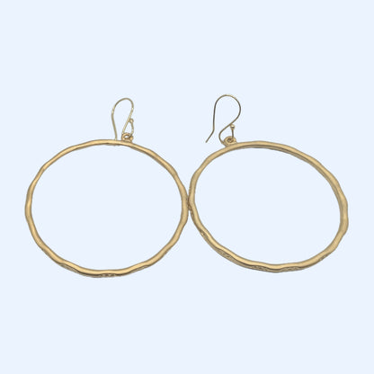 Rim Dangle Hoop Earrings