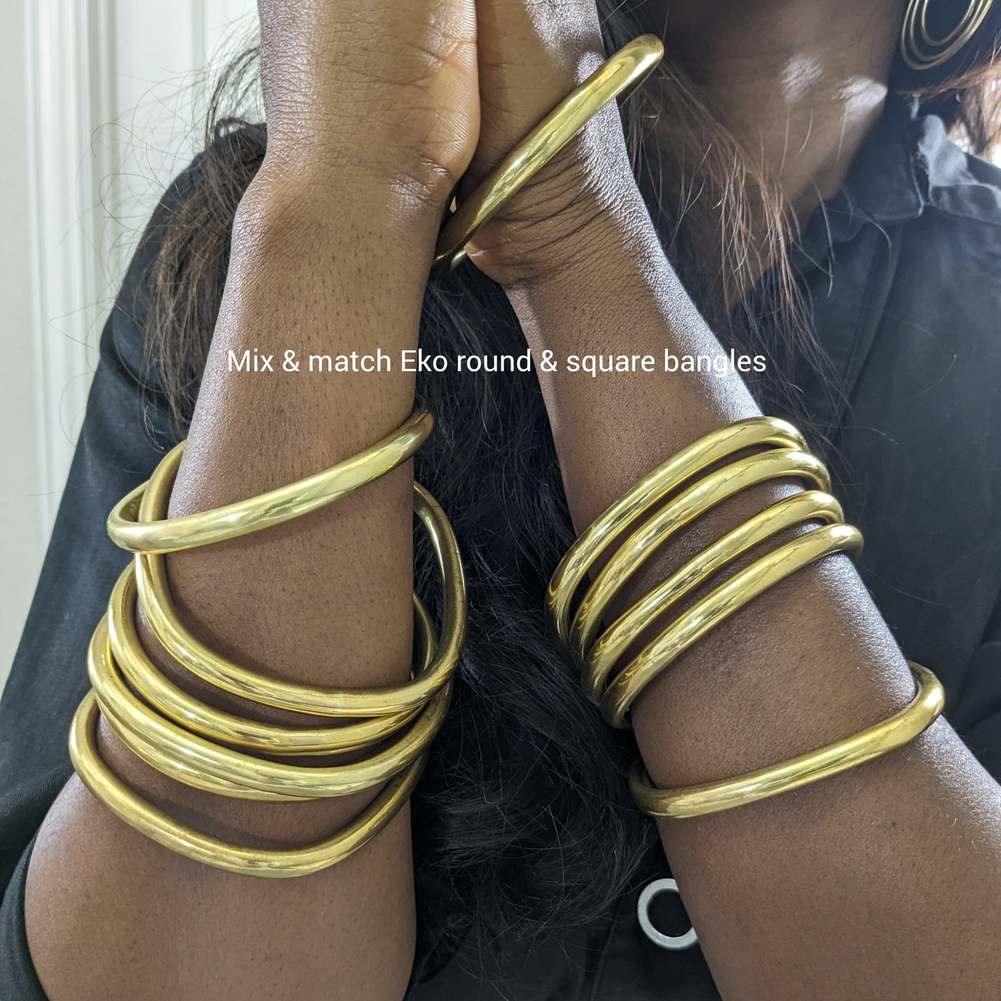 Eko Square Triple Bangle Set