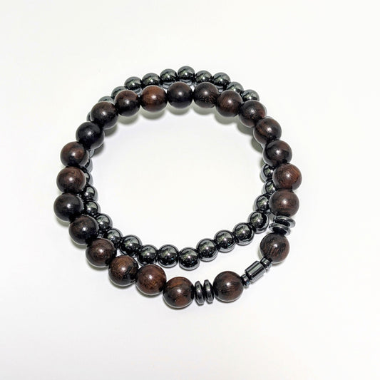 Men's Onyx & Hematite Men Fashion Bracelet