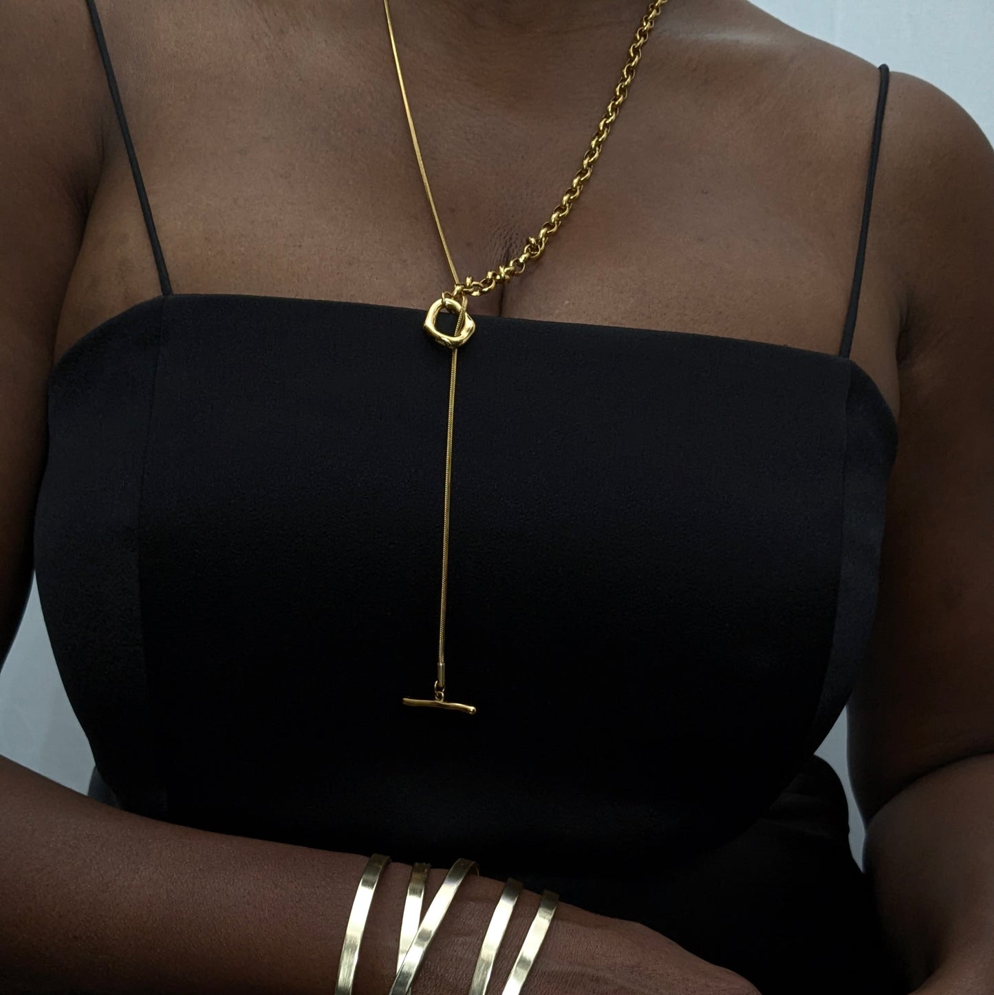 Niyi Lariat Necklace