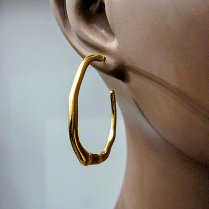 Irregular Hoop Earrings