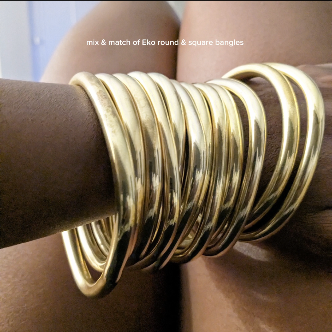 Eko Square Triple Bangle Set