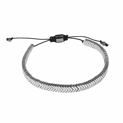 Pulsera de Hematita de Plata