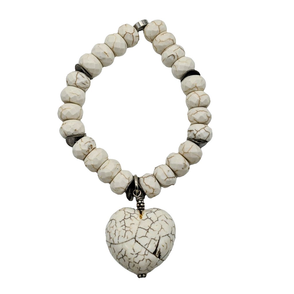 Ro & Gieo Turquoise Heart Of Stone Bracelet