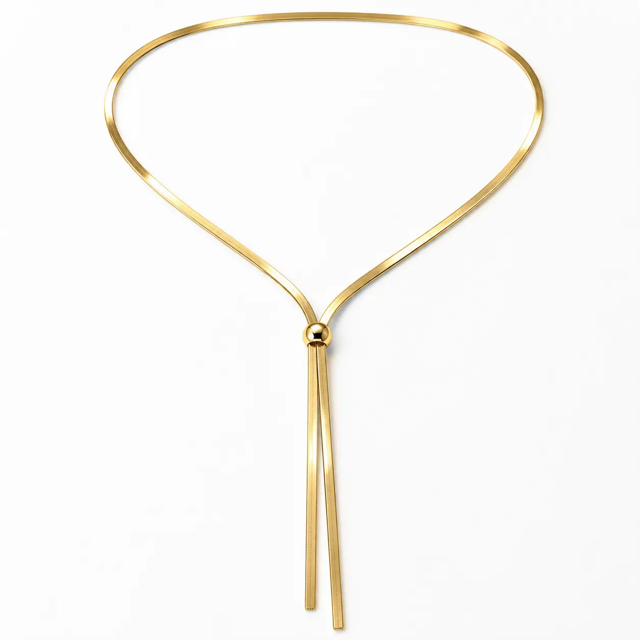 Simple Lariat Necklace Ro & Gieo