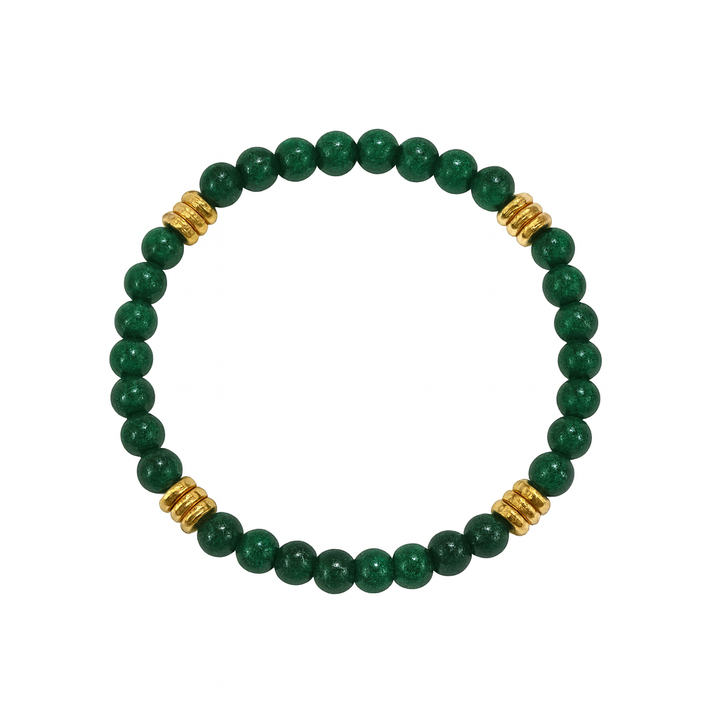 Green Envy Bead Bracelet