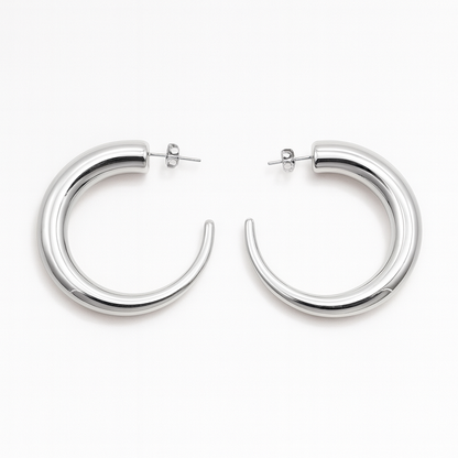 Bold Tapered Hoop Earrings
