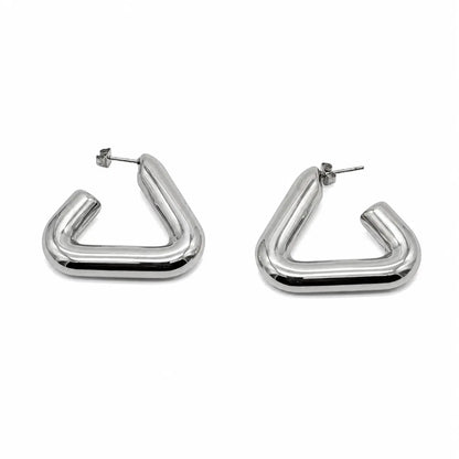 Geometric hoop earrings Ro & Gieo