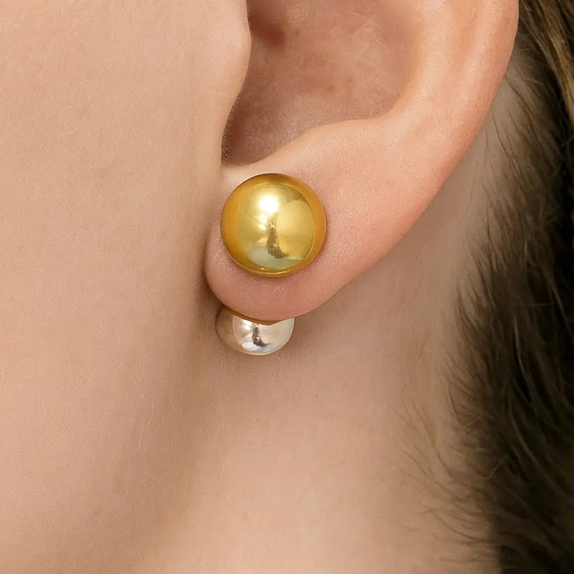 Lola SS Ball Back Earrings Ro & Gieo