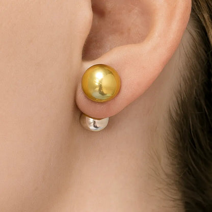 Lola SS Ball Back Earrings Ro & Gieo