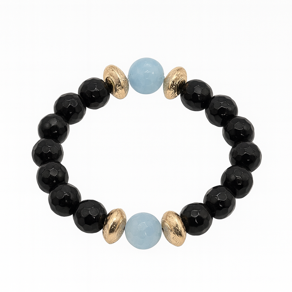 Onyx Bead Bracelet