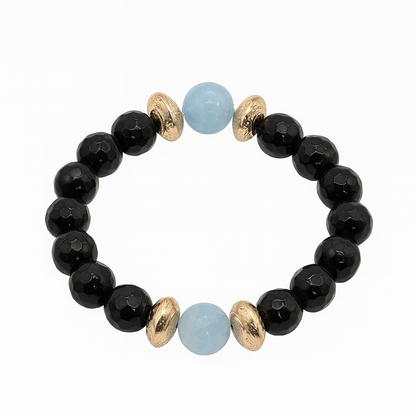 Onyx Bead Bracelet