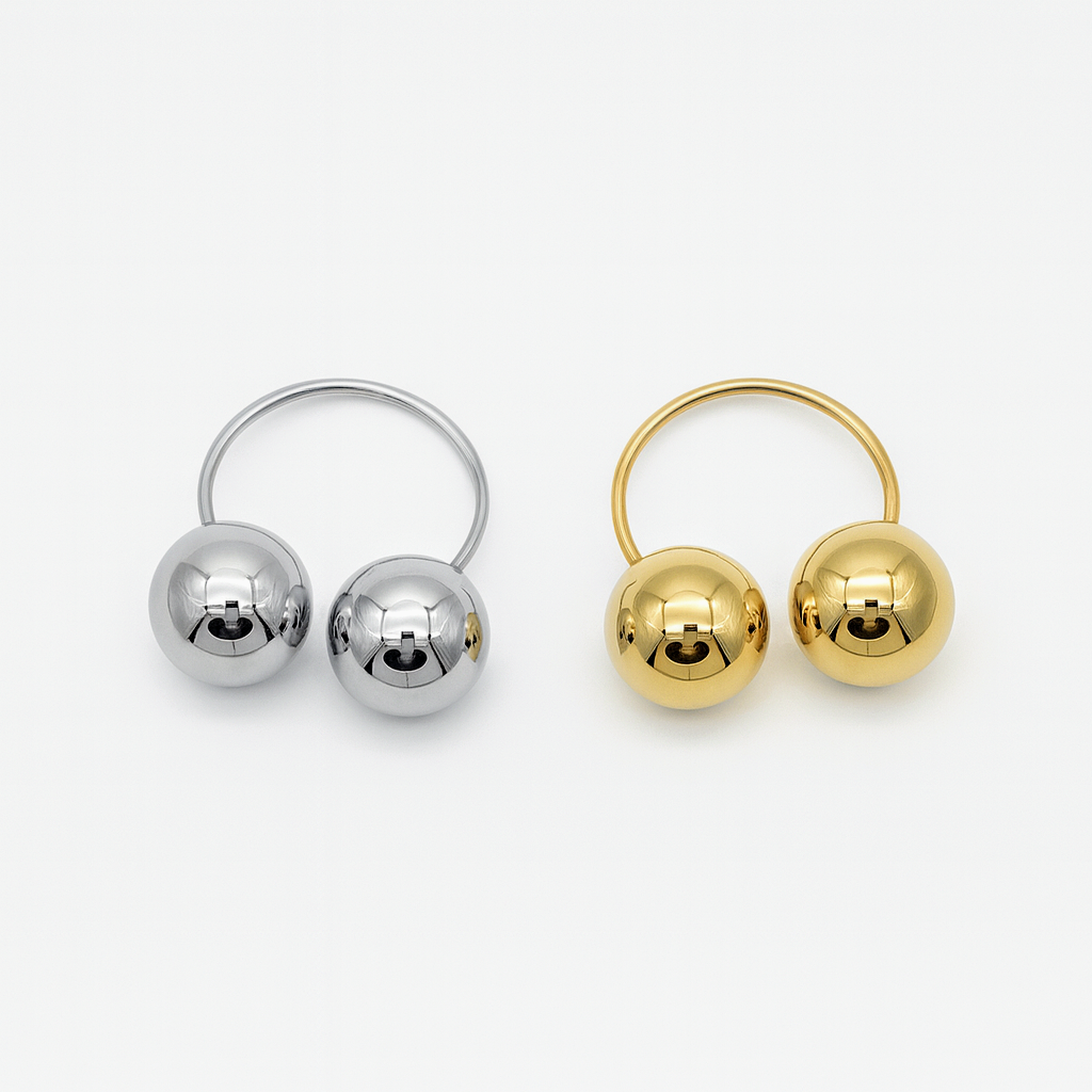 Double Sphere Massage Ring