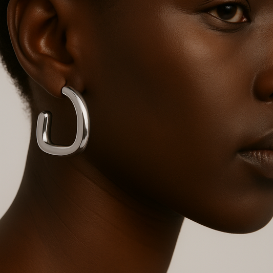 Tubi Chunky Hoop Earrings