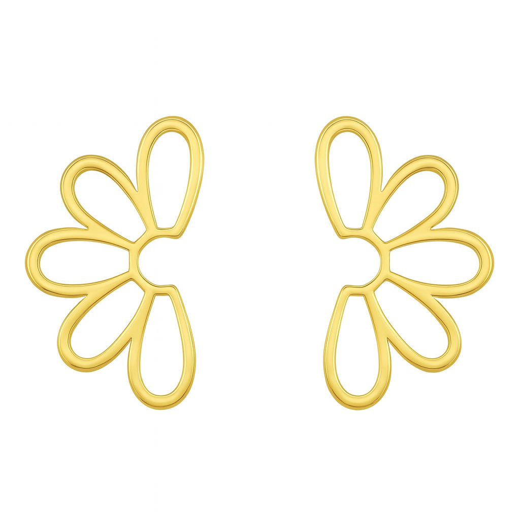Half-baked Flower Stud Earrings