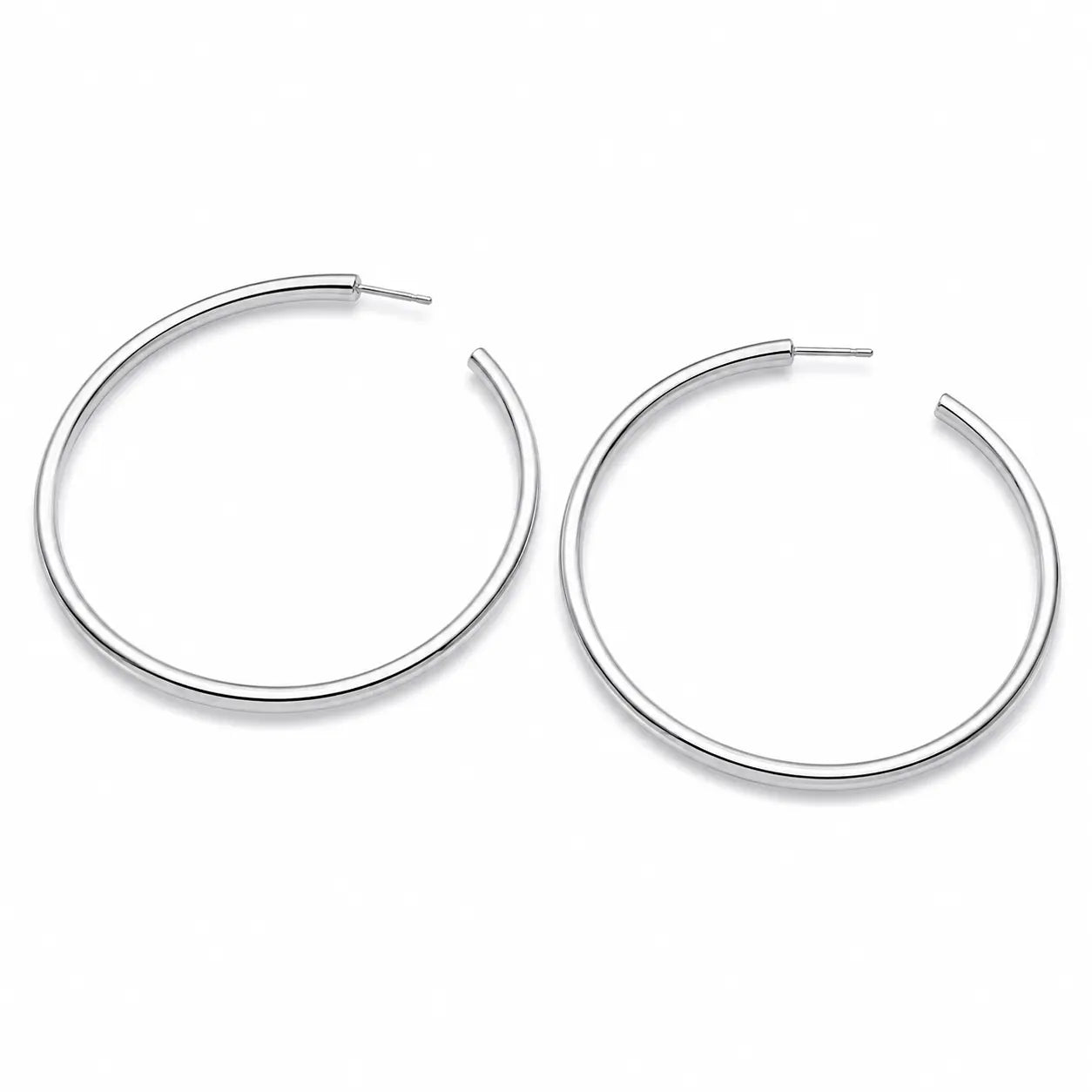 Classic Matte Open Hoop Earrings Ro & Gieo