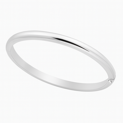 925 Sterling Silver 5 mm Hinge Bangle