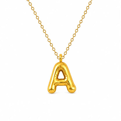 Bubble Alphabet Pendant Necklace Ro & Gieo
