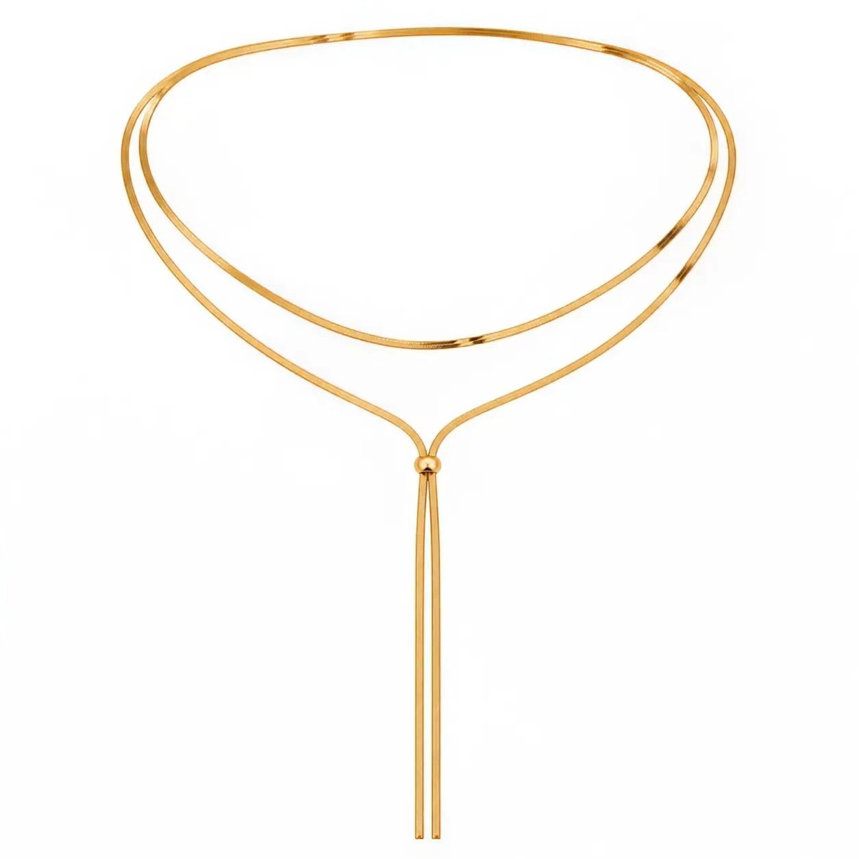 Simple Lariat Necklace Ro & Gieo