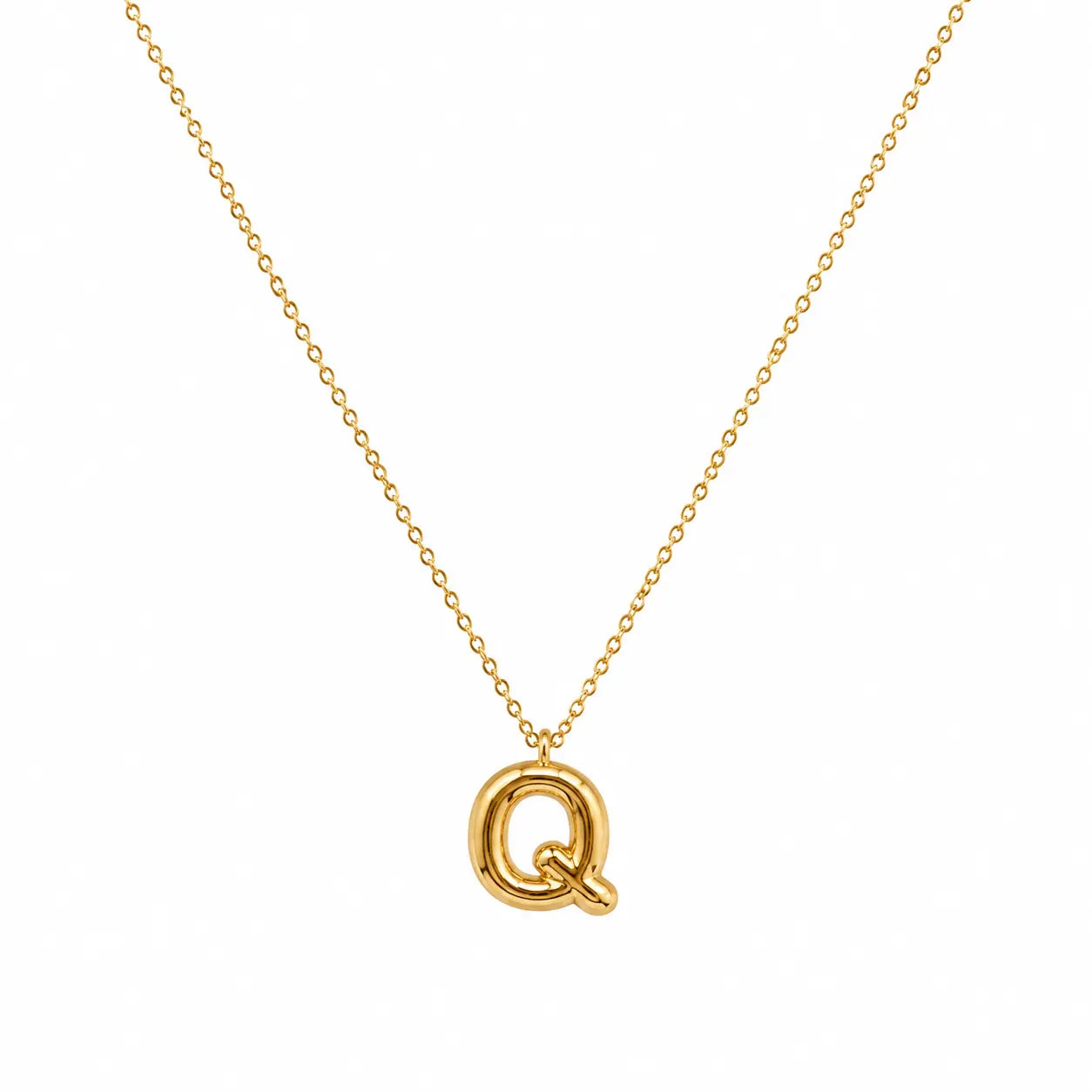 Bubble Alphabet Pendant Necklace Ro & Gieo