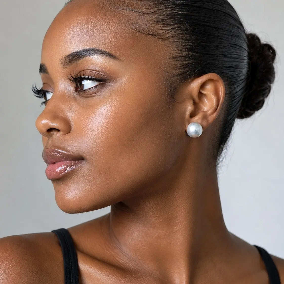 Brushed Ball Stud Earrings Ro & Gieo