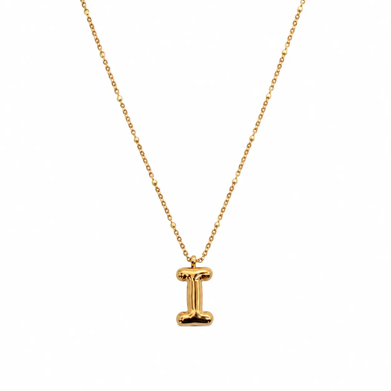 Bubble Alphabet Pendant Necklace Ro & Gieo