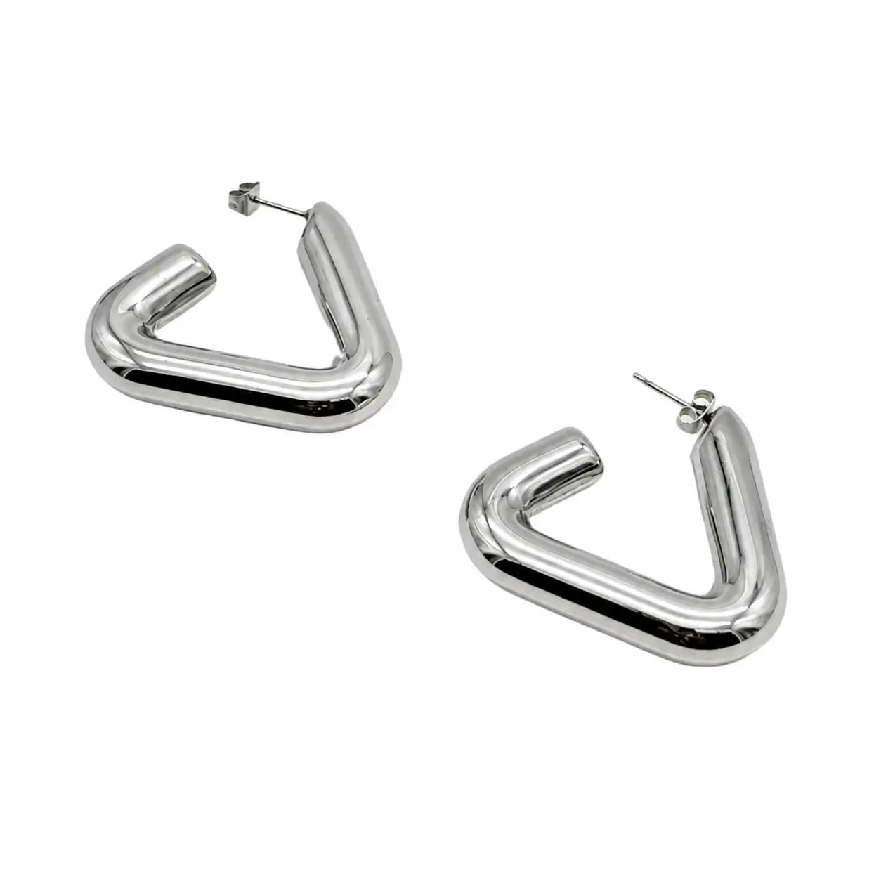 Geometric hoop earrings Ro & Gieo