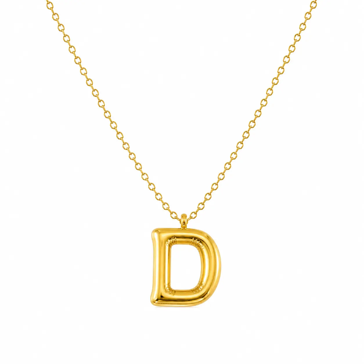 Bubble Alphabet Pendant Necklace Ro & Gieo
