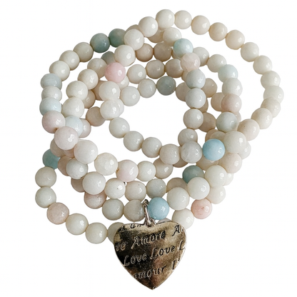 Ro & Gieo Jade Bead Bracelet Set