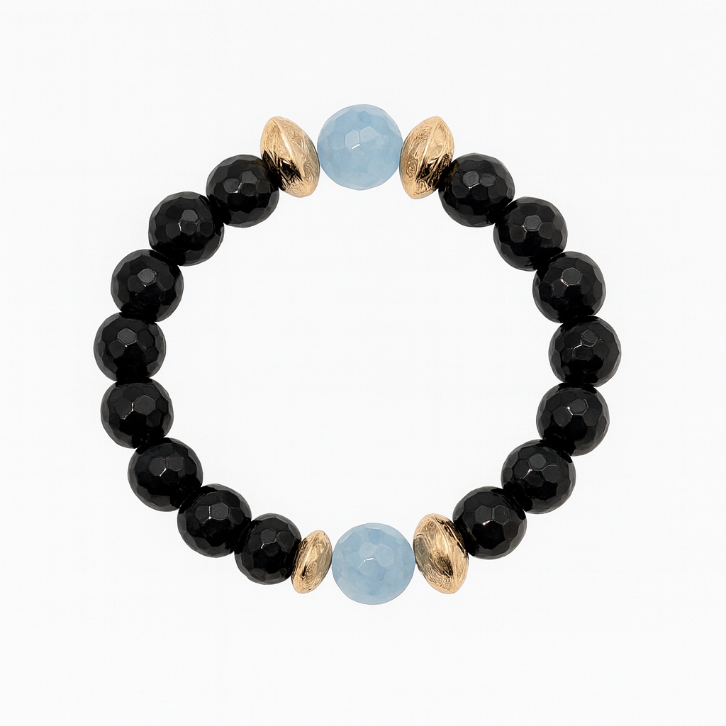 Onyx Bead Bracelet