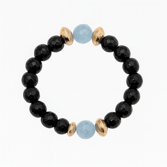 Pulsera de cuentas de ónix