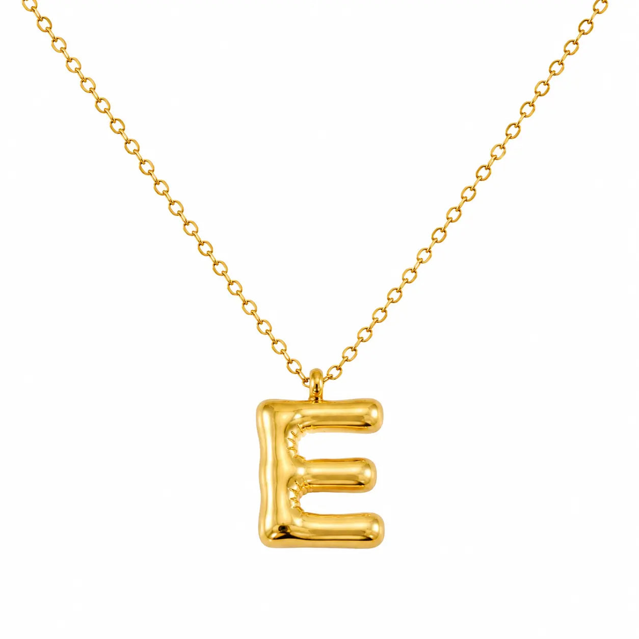 Bubble Alphabet Pendant Necklace Ro & Gieo