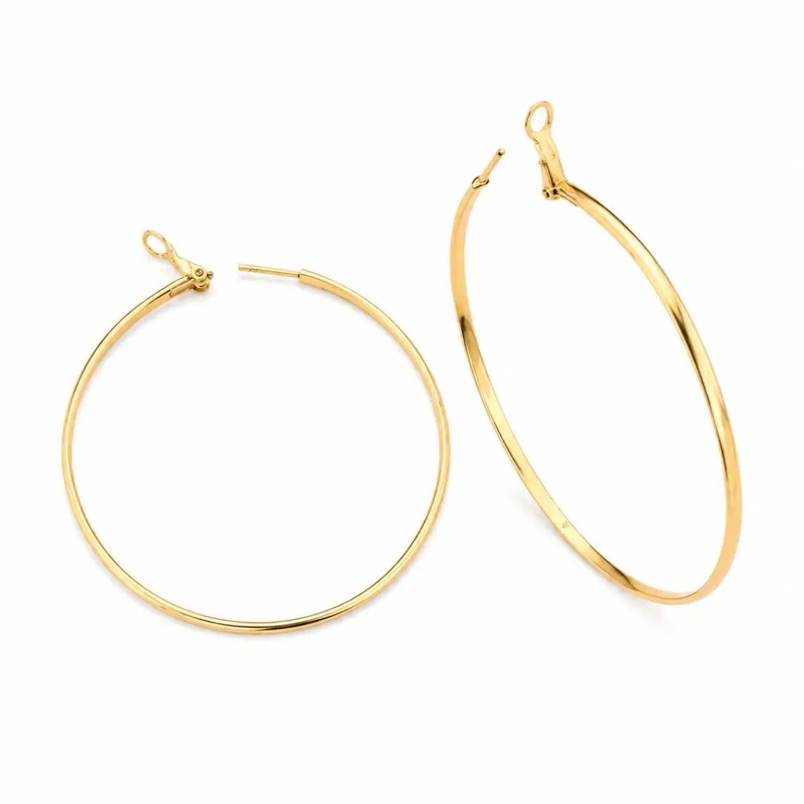 Classic 70 mm Hoop Earrings Ro & Gieo