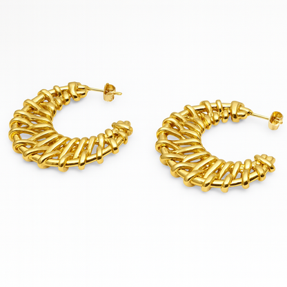 Koso Twisted Wire Stud Earring