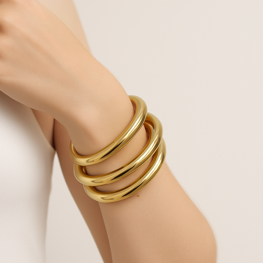 Eko Round Triple Bangle Set