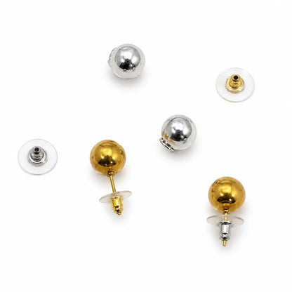 Lola SS Ball Back Earrings Ro & Gieo
