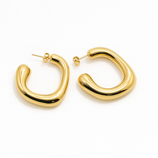 Tubi Chunky Hoop Earrings