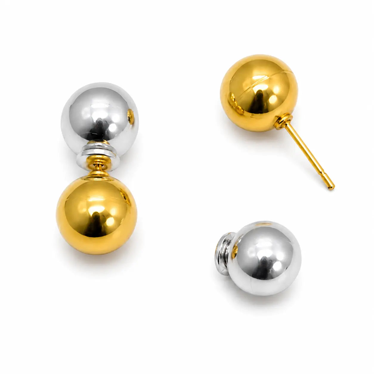 Lola SS Ball Back Earrings Ro & Gieo