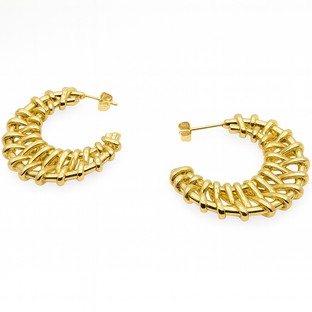 Koso Twisted Wire Stud Earring