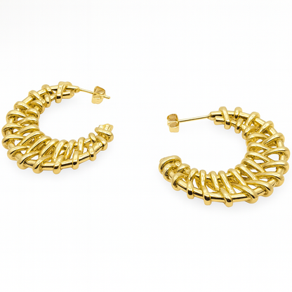 Koso Twisted Wire Stud Earring