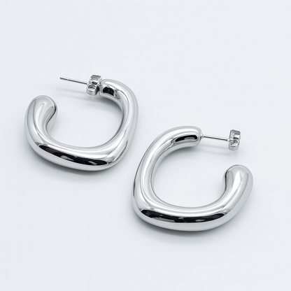 Tubi Chunky Hoop Earrings