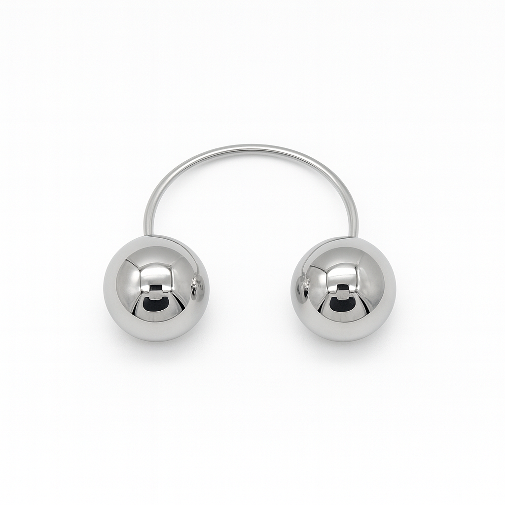 Double Sphere Massage Ring